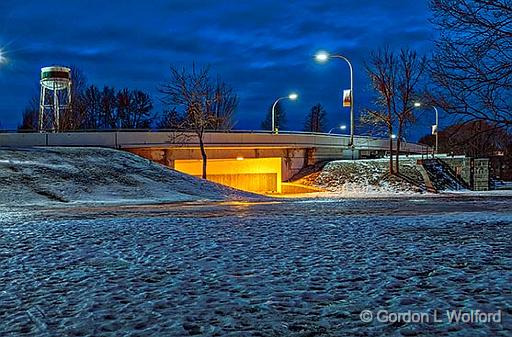 Beckwith Street Bridge At First Light_P1000548.51.jpg - Photographed along the Rideau Canal Waterway at Smiths Falls, Ontario, Canada.